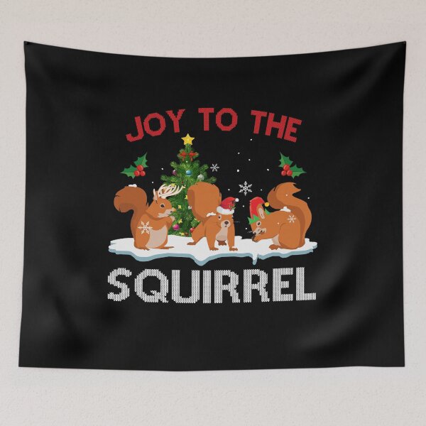Item preview, Joy To The Squirrel Christmas Santa Elf Reindeer Squirrel designed and sold by Dressed For  Duty.