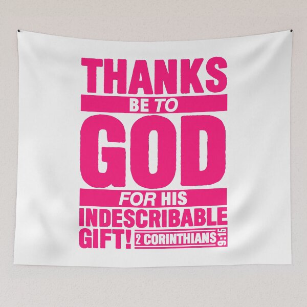 Item preview, 2 Corinthians 9:15 Thanks designed and sold by plushism.