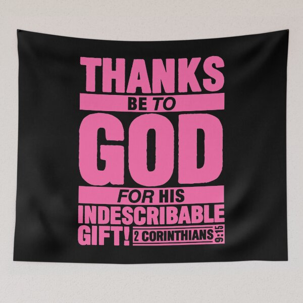 Item preview, 2 Corinthians 9:15 Thanks designed and sold by plushism.