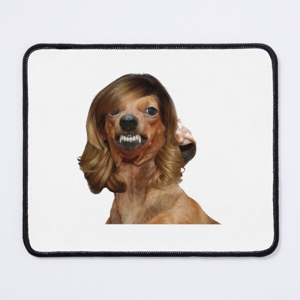 Item preview, Dog in Wig designed and sold by NomadMessenger.