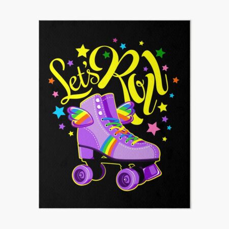 Retro 80's, 90's Rainbow Unicorn Roller Skate Printable Happy Planner  Sticker – The Paper Hen