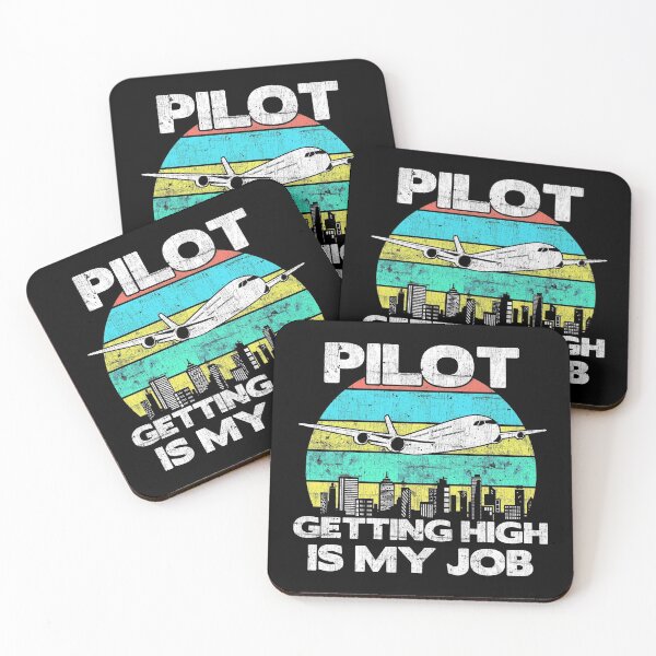 Artikelvorschau, Pilot wird high ist mein Job - Aviation Flight Attendance product entworfen und verkauft von theodoros20.