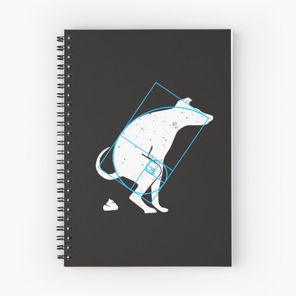 Item preview, Funny Fibonacci Spiral Golden Ratio Dog designed and sold by MrEddie10.