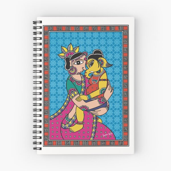 Item preview, Madhubani Painting, Indian Folk Art designed and sold by FolkTrends-byAD.