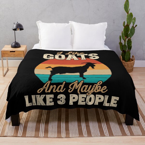 Item preview, I Like Goats and Maybe Like 3 People - Gifts for Farmers design designed and sold by theodoros20.