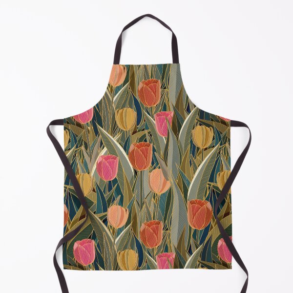 Item preview, Elegant Tulips Pattern designed and sold by nouveaudecor.