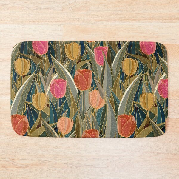 Item preview, Elegant Tulips Pattern designed and sold by nouveaudecor.