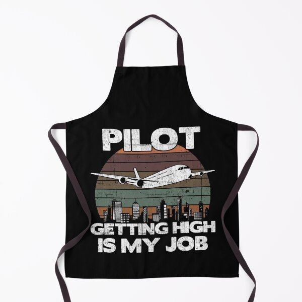 Artikelvorschau, Pilot, der High wird, ist mein Job - Design für Flugbegleitung in der Luftfahrt entworfen und verkauft von theodoros20.