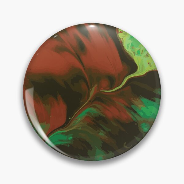 Item preview, Apstract Red and Green Fluid Pour Art designed and sold by Abbara.
