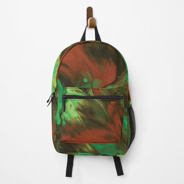 Item preview, Apstract Red and Green Fluid Pour Art designed and sold by Abbara.