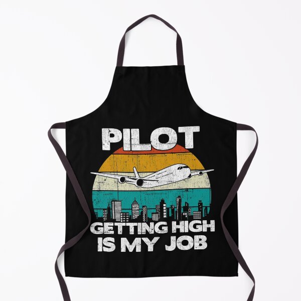 Item preview, Pilot Getting High Is My Job - Aviation Flight Attendance graphic designed and sold by theodoros20.