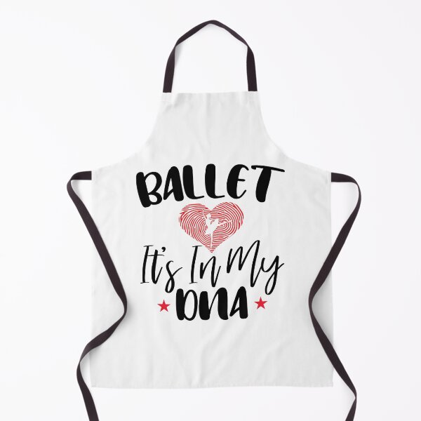 Aperçu de l'œuvre Ballet c'est dans mon ADN - Idée de cadeau de conception de danseuse de ballet Girly rétro vintage mignon pour ballerine créée et vendue par Prince - Bestseller ★★★★★.