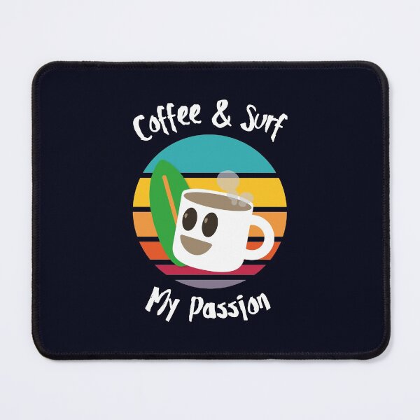 Item preview, Coffee & Surf | Retro Summer | Vintage Design | Gift Ideas designed and sold by Fluffy-Vectors.