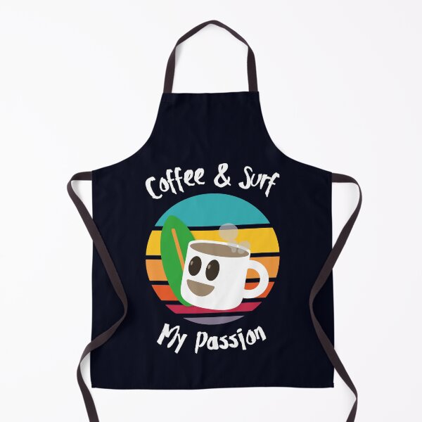 Item preview, Coffee & Surf | Retro Summer | Vintage Design | Gift Ideas designed and sold by Fluffy-Vectors.