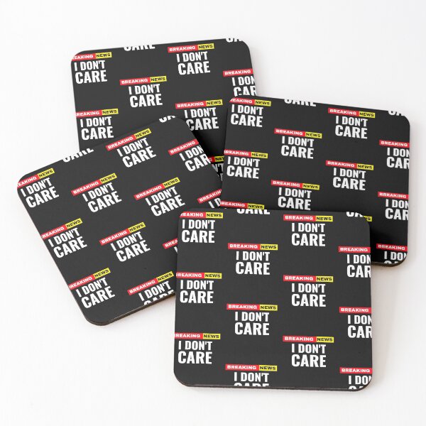 Item preview, Breaking News I Don't Care designed and sold by DiscGolfTees.