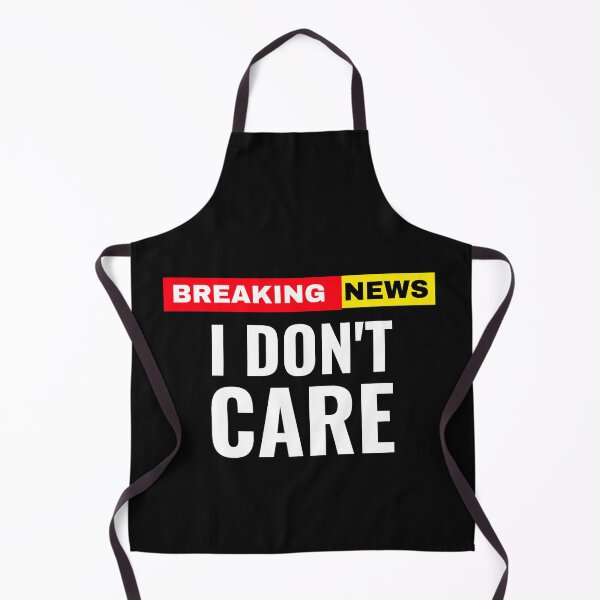 Item preview, Breaking News I Don't Care designed and sold by DiscGolfTees.