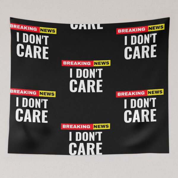 Item preview, Breaking News I Don't Care designed and sold by DiscGolfTees.
