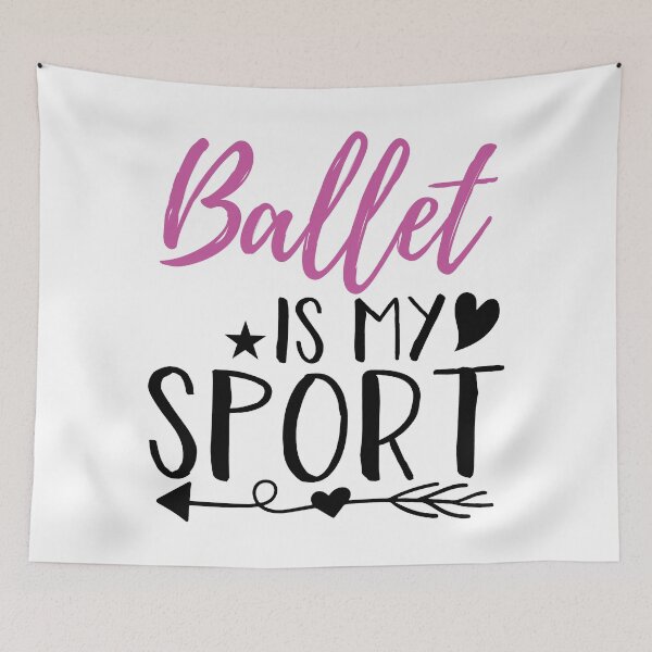 Item preview, Ballet Is My Sport - Cute Girly Ballet Dancer Design Gift Idea For Ballerina designed and sold by Prince - Bestseller ★★★★★.