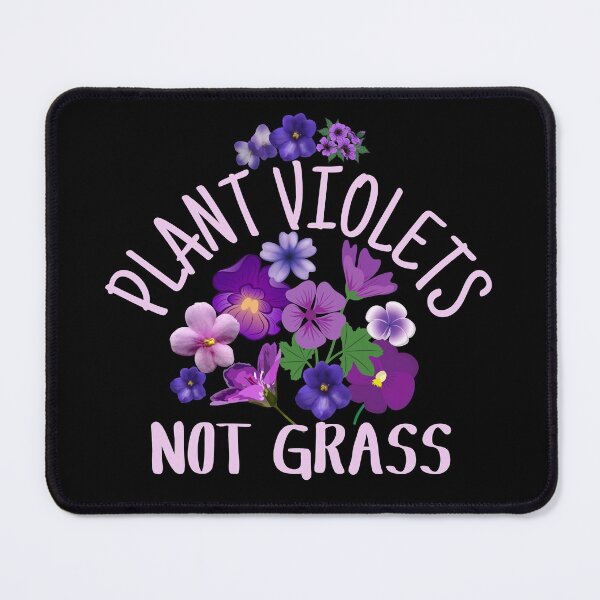Item preview, Plant Violets Not Grass Purple Design designed and sold by EarthArtDesigns.
