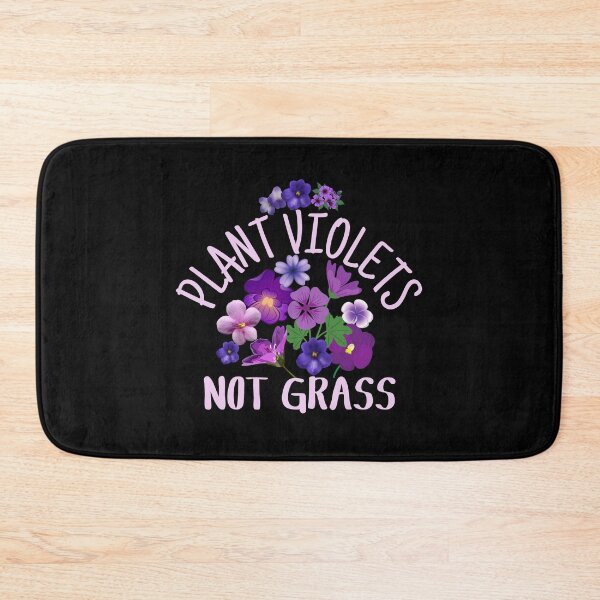 Item preview, Plant Violets Not Grass Purple Design designed and sold by EarthArtDesigns.