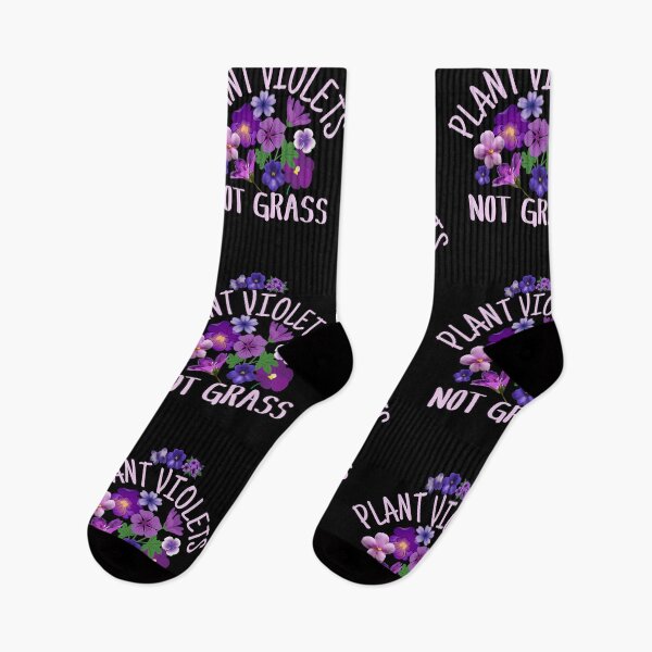 Item preview, Plant Violets Not Grass Purple Design designed and sold by EarthArtDesigns.
