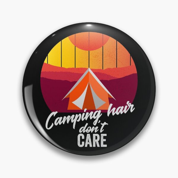 Item preview, Camping hair don't care-summer.  designed and sold by DesignedBySnip.