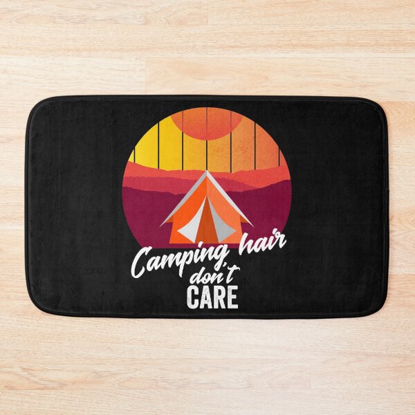Item preview, Camping hair don't care-summer.  designed and sold by DesignedBySnip.