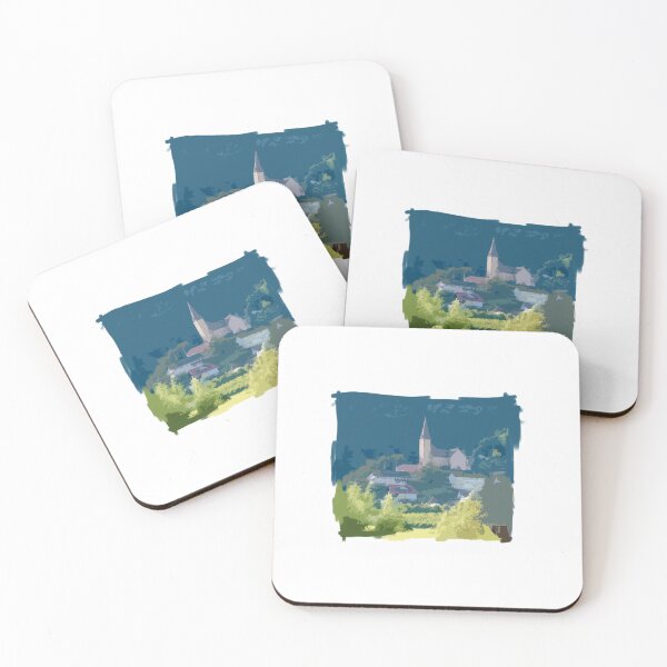 Item preview, Mountain Town Life Sketch ( Sunny Village - Vermont/British Columbia/Denver) designed and sold by AlexEex.