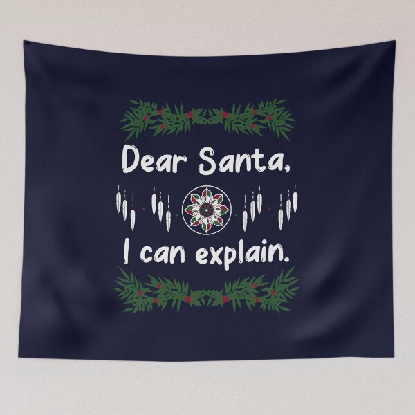 Item preview, Dear Santa, I can explain. Naugthy Christmas Letter designed and sold by Rebel-Design.