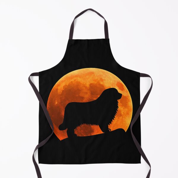 Item preview, newfoundland Dog Silhouette in moon gift designed and sold by alaechamlal.