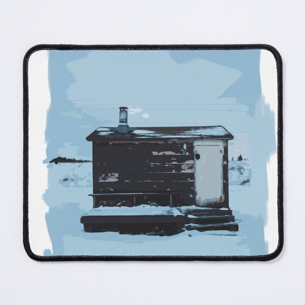 Item preview, Winter Cottage with Snow and Smoke ( Digital Sketch ) designed and sold by AlexEex.
