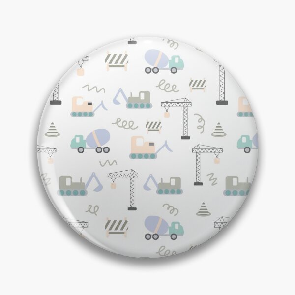Item preview, Blue theme construction repeat pattern designed and sold by tamongg14.