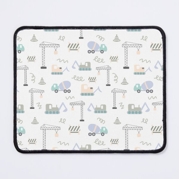 Item preview, Blue theme construction repeat pattern designed and sold by tamongg14.