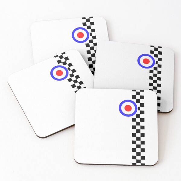 Item preview, Mod Target & a Stripe of Ska Squares designed and sold by SCHPiDAUU.