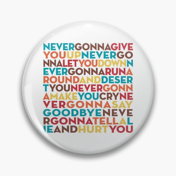 Item preview, Rickroll (Never Gonna Give You Up) v.4 designed and sold by x1brett.