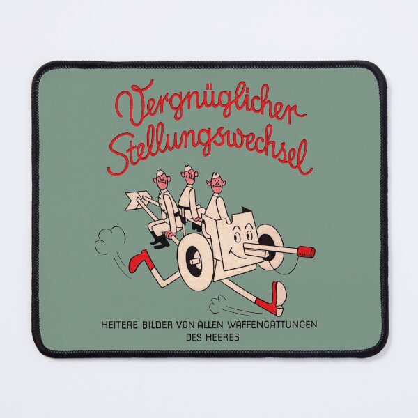 Item preview, Vergnüglicher Stellungswechsel wehrmacht cartoon book cover PAK designed and sold by Laskutinova.