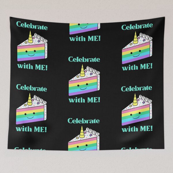 Item preview, Unicorn Rainbow Birthday Cake, Celebrate With Me, It's My Birthday designed and sold by DiscGolfTees.