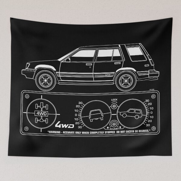 Item preview, Toyota Tercel SR5 4WD Wagon AL25 BW Clinometer designed and sold by Monkey Crisis On Mars.