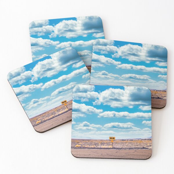Item preview, Directional sign in the desert with scenic blue sky and wide horizon. Concept for trip, freedom, holiday and transportation. designed and sold by Paolo Modena Photography    -   Fine Italian Art.