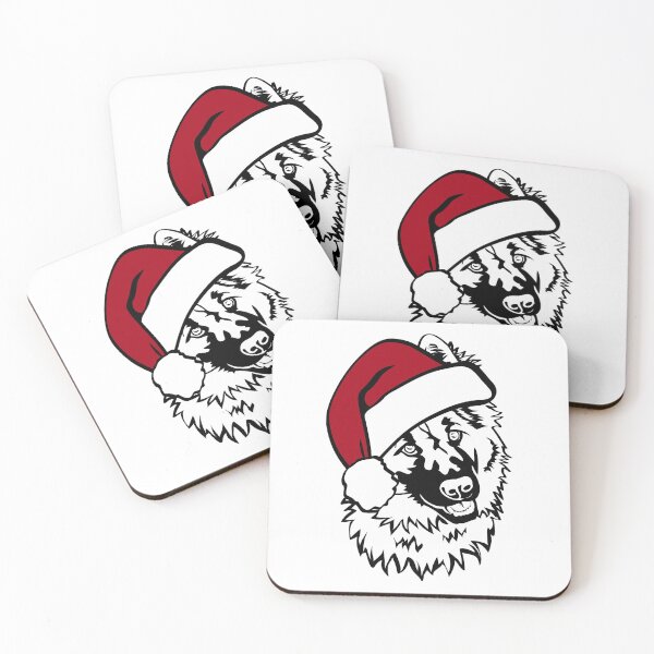 Item preview, german shepherd santa designed and sold by MollinS7.