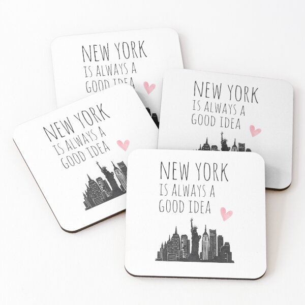 Item preview, New York is always a good idea, quote designed and sold by AmandaGreenwood.