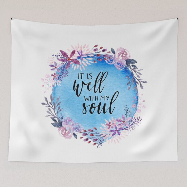 Item preview, Christian Quotes - It Is Well With My Soul designed and sold by JacquelineLim.