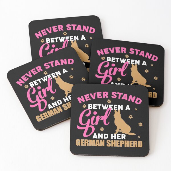 Item preview, Never stand between a girl and her German Shepherd designed and sold by MollinS7.
