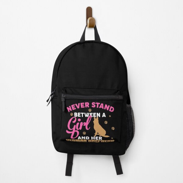 Item preview, Never stand between a girl and her German Shepherd designed and sold by MollinS7.