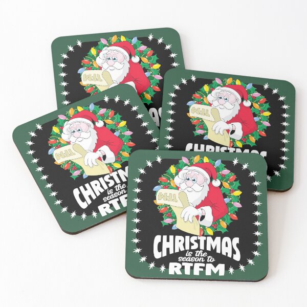 Item preview, Christmas is the season to RTFM, funny original Santa Claus design. designed and sold by robimerch.