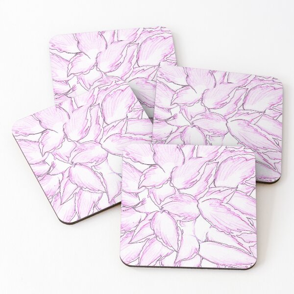 Item preview, Pretty Violet Pink Hosta Plant Print designed and sold by JariHawk.