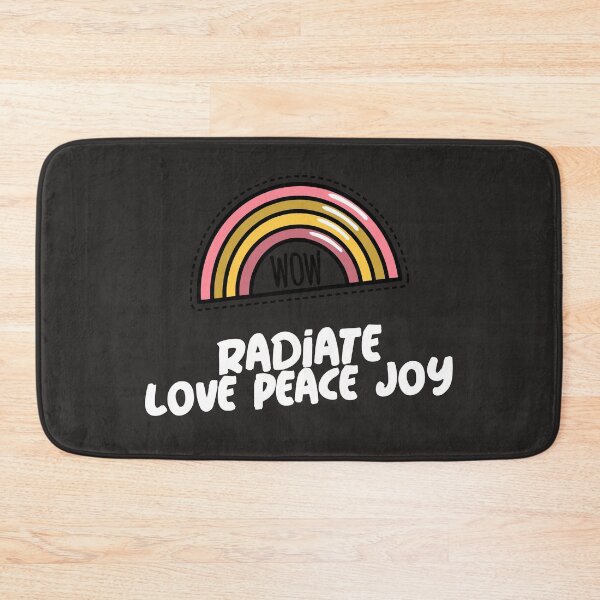 Item preview, Radiate love peace joy designed and sold by Salimah Haji.