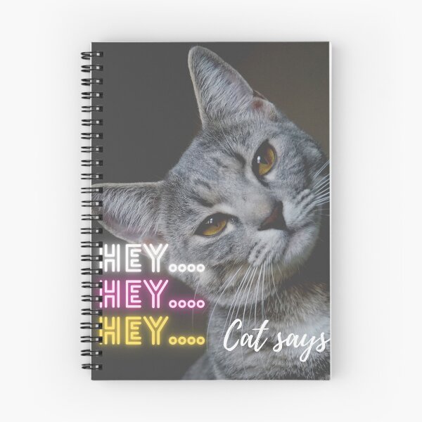 Item preview, Cat says hey (Funny cat love ) designed and sold by Paint84.
