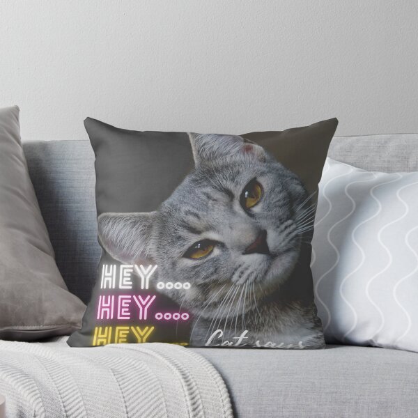 Item preview, Cat says hey (Funny cat love ) designed and sold by Paint84.