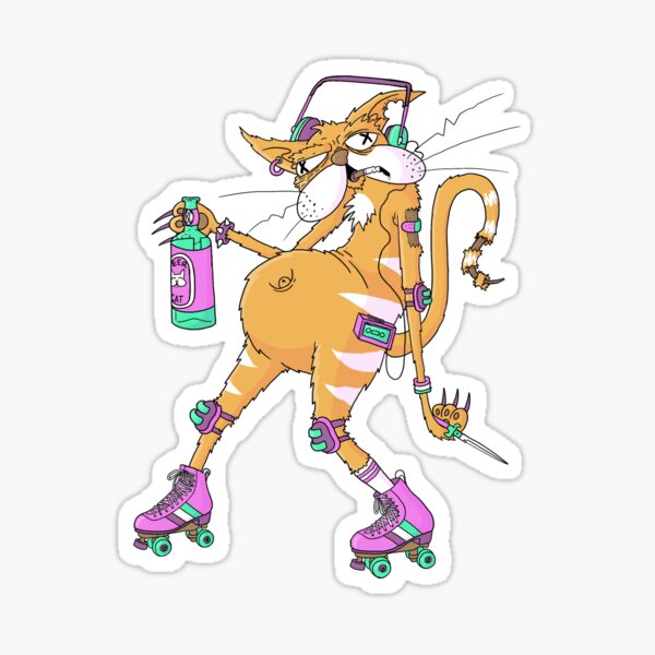 Item preview, boozy cat designed and sold by GrodyGhost.